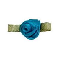 Small Ribbon Roses Jade