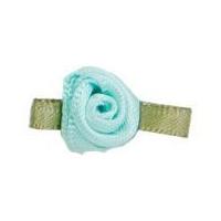 Small Ribbon Roses Mint