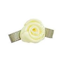 Small Ribbon Roses Baby Maize