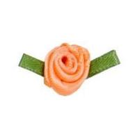 small ribbon roses dark peach