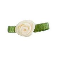 Small Ribbon Roses Cream