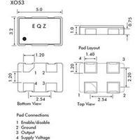 SMD Quartz Oscillator XO53-Series EuroQuartz 10, 000MHZ XO53050UITA Frequency 10, 000000 MHz (L x W x H) 5 x 3.2 x 1 mm