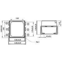 SMD LED (multi-colour) PLCC6 RGB 745 mcd, 1600 mcd, 380 mcd 120 ° 20 mA, 20 mA, 20 mA 2.1 V, 3.2 V, 3.2 V Broadcom ASMT-