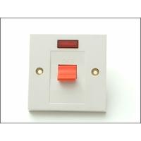 SMJ Flush DP Switch & Neon 30amp