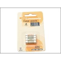 SMJ Pack of 4 Mixed Fuses (1x3a/...