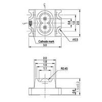 SMD LED (multi-colour) 1206 Green, Red 50 mcd, 27 mcd 60 ° 20 mA 2.1 V, 2 V Everlight Opto 11-22SDRSYGC/S530-A3/E2/TR8