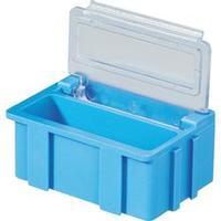 SMD box Blue Lid colour: Transparent 1 pc(s) (L x W x H) 37 x 12 x 15 mm Licefa N22381