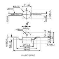 SMD LED Non-standard Green-yellow 330 mcd 25 ° 20 mA 2 V Everlight Opto 95-21SYGC/S530-E1/TR10