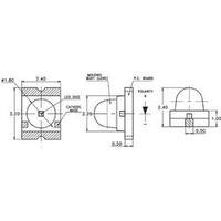 SMD LED Non-standard Red 650 mcd 15 ° 20 mA 2 V Broadcom ASMT-BR20-AS000