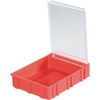 SMD box Red Lid colour: Transparent 1 pc(s) (L x W x H) 68 x 57 x 15 mm Licefa N42361