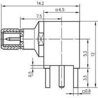 smb connector plug horizontal mount 50 telegrtner j01160a0231 1 pcs