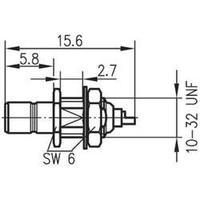 smb connector plug vertical mount 50 telegrtner j01160a0021 1 pcs