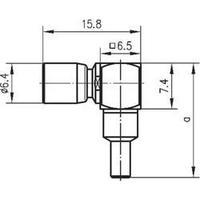 smb connector socket right angle 50 telegrtner j01161a0801 1 pcs