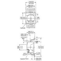 SMD LED PLCC2 Green 4 mcd 120 ° 10 mA 2 V OSRAM LGT770-L1M2-1-Z