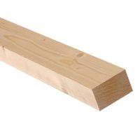 Smooth Planed Timber (T)44mm (W)70mm (L)1800mm Pack of 6