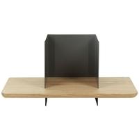 Small Dark Grey Clip Wall Shelf