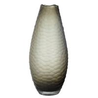 Smoked Grey Tall Vase