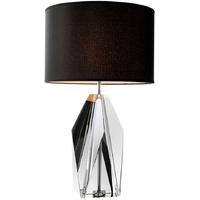 smoke crystal glass table lamp setai