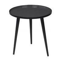 Small Augustus Iron Side Table, Black