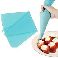 Small Size Cake Cream Decorating Pastry Tip Tool Silicone Piping Bag(1 Pc)