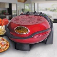 SMART ROTATING STONE AND GRILL PIZZA OVEN