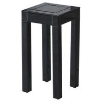 Small Black Mirrored Pedestal