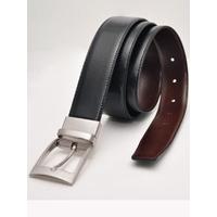 Smart Reversible Leather Belt - Black/Brown