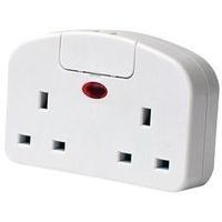 smj twin european plug to uk 3 pin travel adaptor with usb