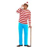 Smiffy\'s Where\'s Wally Costume - Adult, Medium