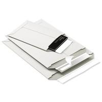 Smartbox White Card Envelope Dual-seal 450gsm 237x342x30 A4+ Ref 140456102 [Pack of 25]