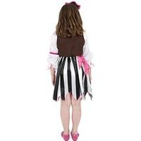 Smiffy\'s PINK PINK Pirate Girl Costume - 38640 MEDIUM