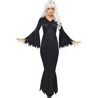 Smiffy\'s Midnight Vamp Costume and Gown - Black, Large