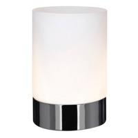 Small Black Chrome Touch Dimmable Table Lamp