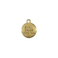 Small Brass Pet Id Tag