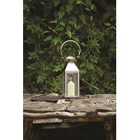 SMALL STATION Lantern in Nickel Plate Stainless Steel