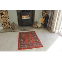 Small Hand Made Pakistan Mori Oriental Rug