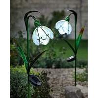 Smart Garden Pack of 2 Solar Snowdrops