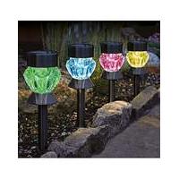 smart garden black nickle glass lights