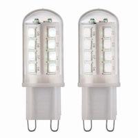 Smd g9 2.3W SMD LED G9 Twin Pack Natural White 200LM - 85689