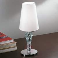 small table lamp crystal white