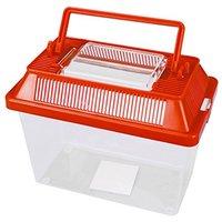 Small Animal Keeper Clear Plastic Box Tank With Ventilated Opening Lid Carry