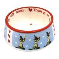 Small Cupboard Love Ceramic Dog Bowl
