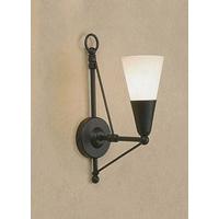 SMRR02001G/MBLK Futura 1 Light Matt Black Wall Light