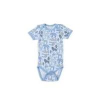 smallstuff ss body animal print denim blue