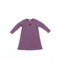 Smallstuff - Striped Nightdress - Dusty Purple (104cm)