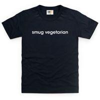 Smug Vegetarian Kid\'s T Shirt