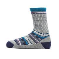 smartwool womens cozy cabin crew socks blue blue