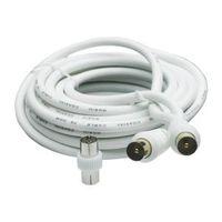 Smartwares Aerial Fly Lead White 5m