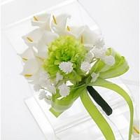 Small Size Green Calla Wedding/Party Boutonniere (916cm)