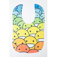 Smiley Face Print Bib